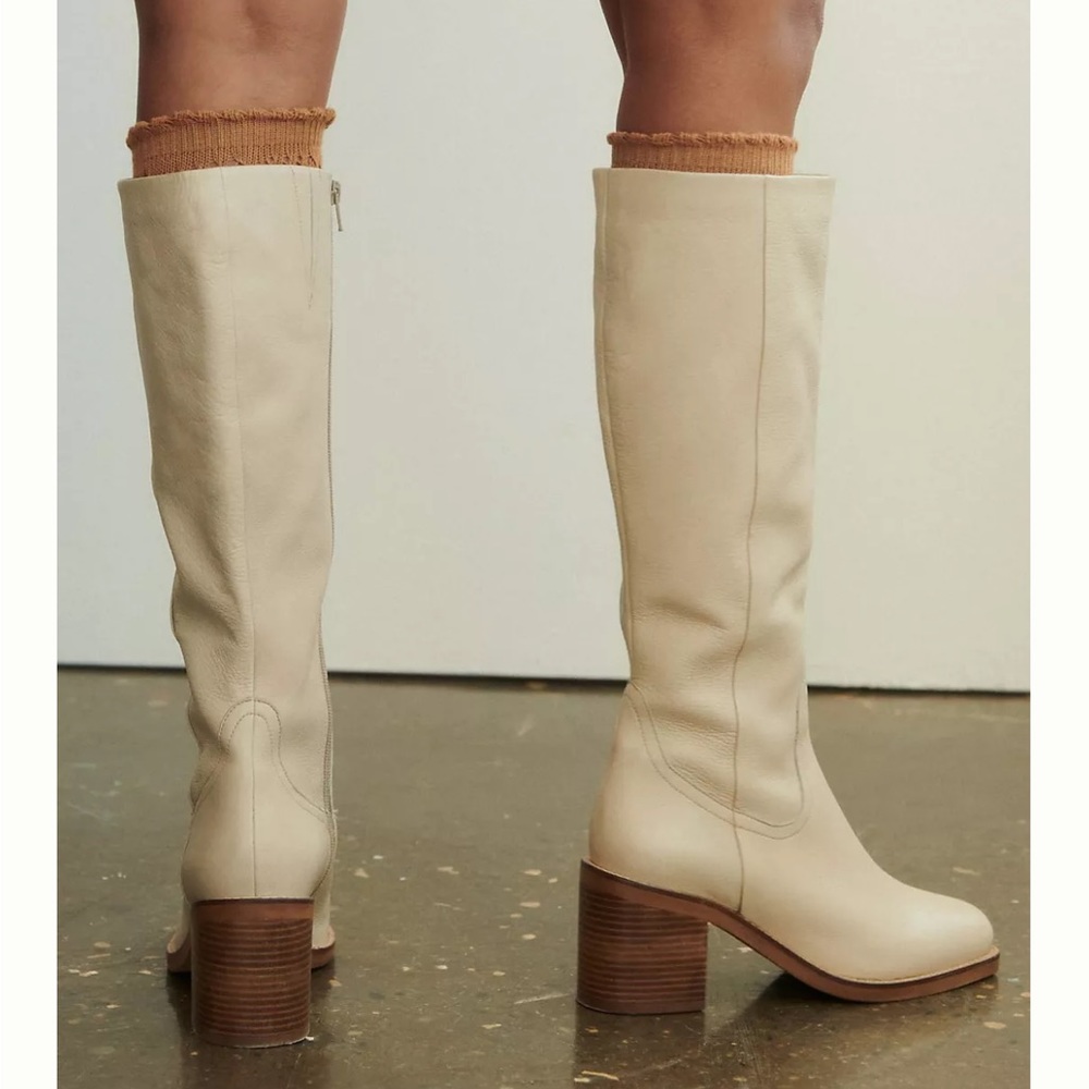 Seychelles Itinerary Knee High Boots - Cream
